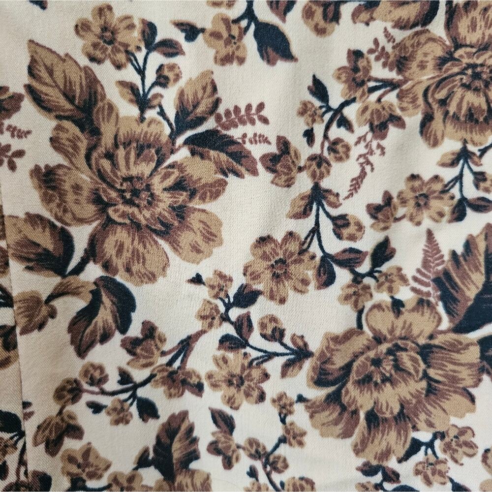 Free People Floral Print Boxy Blazer Sz XS - Picture 8 of 11